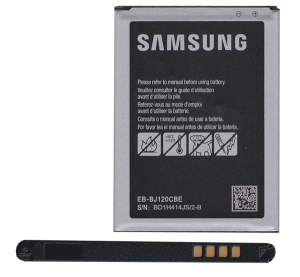 Samsung akku 2050mAh LI-ION  Galaxy J1 (2016) SM-J120 "Gigapack csomagolás" (EB-BJ120CBEG)