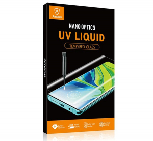 AMORUS UV LIQUID k&eacute;pernyőv&eacute;dő &uuml;veg (3D, 0.3mm, 9H + UV l&aacute;mpa) &Aacute;TL&Aacute;TSZ&Oacute; Huawei Nova 13 Pro (GP-167953)