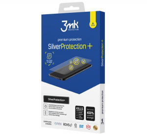 3mk SILVER PROTECTION+ képernyővédő fólia (antibakteriális, öngyógyító, NEM íves, 0.21mm) ÁTLÁTSZÓ Honor 90 Lite 5G (GP-146705)