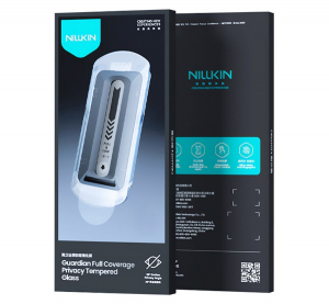 Nillkin GUARDIAN k&eacute;pernyőv&eacute;dő &uuml;veg (2.5D, full glue, betekint&eacute;s ellen, 0.33mm, 9H + seg&eacute;dkeret) FEKETE Samsung Galaxy S25 Plus (SM-S936) (GP-167472)