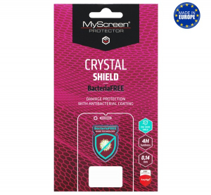 MyScreen CRYSTAL BacteriaFREE képernyővédő fólia (antibakteriális, 4H, NEM íves) ÁTLÁTSZÓ Samsung Galaxy A16 5G (SM-A166) / Galaxy A16 4G (SM-A165) (M