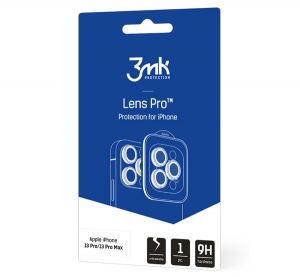 3mk LENS PROTECTION PRO kamerav&eacute;dő &uuml;veg (2.5D, 9H + seg&eacute;dkeret) FEKETE Samsung Galaxy S25 Plus (SM-S936) (GP-164848)