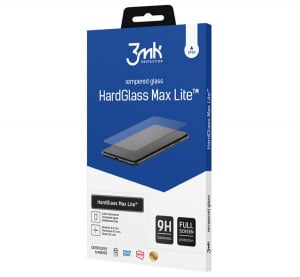 3mk HARD GLASS MAX LITE k&eacute;pernyőv&eacute;dő &uuml;veg (3D, 0.3mm, 9H) FEKETE Samsung Galaxy Z Fold3 5G (SM-F926) (GP-136365)