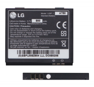 LG akku 800mAh LI-ION (SBPL0082901/SBPL0083213)  KE850 Prada "Gigapack csomagol&aacute;s" (IP-A750)