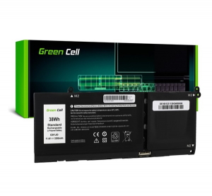 Green Cell Li-Polymer akku (11,4V, 3300mAh, Dell Latitude 3320 3330 3520 Inspiron 15 3511 3525 5510 kompatibilis) FEKETE (DE160)