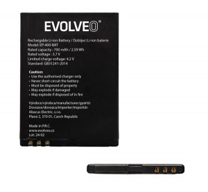 Evolveo akku 700mAh LI-ION  EP-400 EasyPhone ID "Gigapack csomagol&aacute;s" (SGM EP-400-BAT)