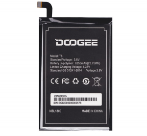 Doogee akku 6250mAh LI-Polymer HOMTOM HT6/ T6 "Gigapack csomagolás" (SCCI000000000001)