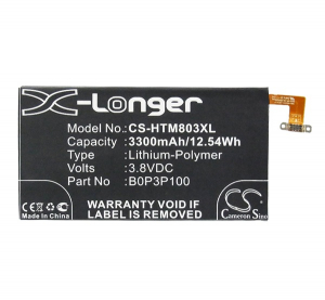 Cameron Sino Li-Polymer akku (3.8V/3300mAh, HTC 35H00211-00M kompatibilis) FEKETE (CS-HTM803XL)