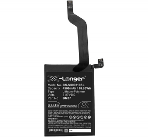 Cameron Sino Li-Polymer akku (3.87V/4900mAh, POCO BM57 kompatibilis) FEKETE Xiaomi Poco X3 GT 5G (Redmi Note 10 Pro 5G) (CS-MUC210SL)