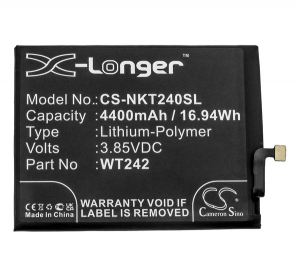 Cameron Sino Li-Polymer akku (3.85V/4400mAh, Nokia WT242 kompatibilis) Nokia 2.4 (CS-NKT240SL)