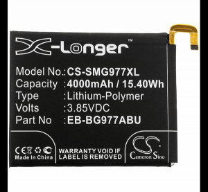 Cameron Sino Li-Polymer akku (3.85V/4000mAh, Samsung EB-BG977ABU kompatibilis) FEKETE Samsung Galaxy S10 5G (SM-G977U) (CS-SMG977XL)