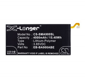 Cameron Sino Li-Polymer akku (3.85V/4000mAh, Samsung EB-BA900ABE kompatibilis) FEKETE Samsung Galaxy A9 (2016) SM-A910 (CS-SMA900SL)