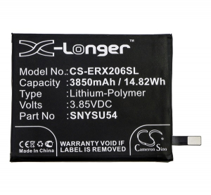 Cameron Sino Li-Polymer akku (3.85V/3850mAh, Sony SNYSU54 kompatibilis) FEKETE Sony Xperia 1 II (XQ-AT5) (CS-ERX206SL)
