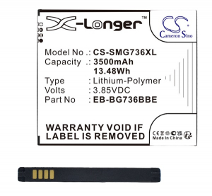 Cameron Sino Li-Polymer akku (3.85V/3500mAh, Samsung EB-BG736BBE kompatibilis) FEKETE Samsung Galaxy Xcover 6 Pro (SM-G736) (CS-SMG736XL)