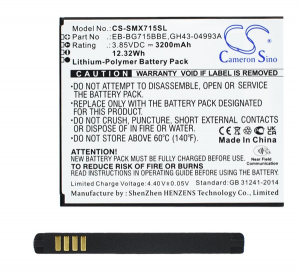 Cameron Sino Li-Polymer akku (3.85V/3200mAh, Samsung EB-BG715BBE kompatibilis) Samsung Galaxy Xcover Pro (SM-G715F) Xcover Pro EE (CS-SMX715SL)