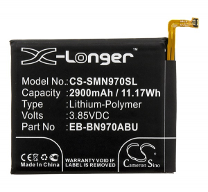 Cameron Sino Li-Polymer akku (3.85V/2900mAh, Samsung EB-BN970ABU kompatibilis) FEKETE Samsung Galaxy Note 10 (SM-N970F) (CS-SMN970SL)