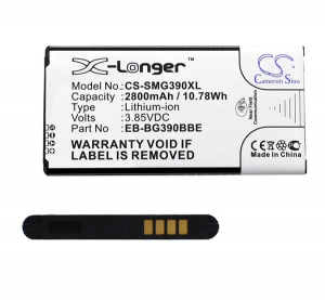 Cameron Sino LI-Polymer akku (3.85V/2500mAh, EB-BG390BBE/EB-BG390BBEGWW kompatibilis) Samsung Galaxy Xcover 4 (SM-G390) (CS-SMG390XL)