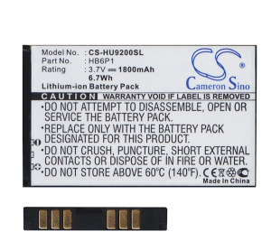 Cameron Sino akku 1800mAh LI-ION (HB6P1 kompatibilis) Huawei Ascend P1 "Gigapack csomagol&aacute;s" (CS-HU9200SL)
