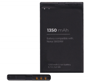 gigapack Akku 1350mAh LI-ION (BL-5J kompatibilis) Nokia Lumia 530 / Lumia 520 / 302 Asha  " csomagolás" (GP-15562)
