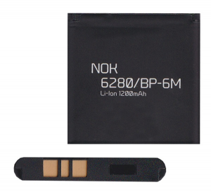 gigapack Akku 1200mAh LI-ION (BP-6M kompatibilis) Nokia N77 / N93 / N73  " csomagolás" (GP-12277)