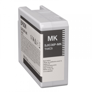 Epson SJIC36P(MK) C6500/C6000 Tintapatron Matt Black 80ml (C13T44C540)