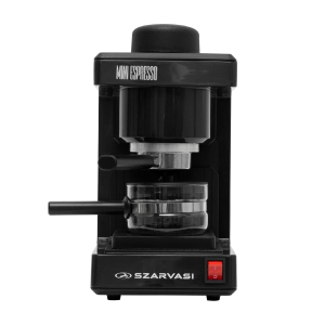 Home Szarvasi SZV-612/3 Mini Espresso kávéfőző 11959, 800 W, 3.04 bar, üveg kiöntő, hőkorlátozó, hőkioldó, fekete (32862)