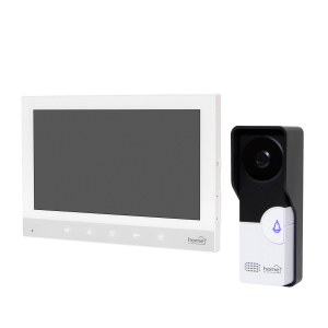 Home 7 colos videó-kaputelefon szett, éjszakai kameramóddal, 30 féle csengetési dallammal, kitekintő funkcióval, érintőgombokkal, bővíthető (DPV260)