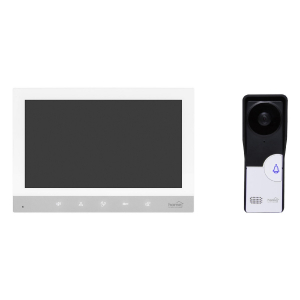 Home 7 colos videó-kaputelefon szett, éjszakai kameramóddal, 30 féle csengetési dallammal, kitekintő funkcióval, érintőgombokkal, bővíthető (DPV260)