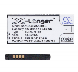 Cameron Sino Li-Ion akku (3.85V/2300mAh, Samsung EB-BA310ABE kompatibilis) FEKETE Samsung Galaxy A3 (2016) SM-A310F (CS-SMA320XL)
