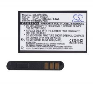 Cameron Sino Li-Ion akku (3.7V/1050mAh, VIBO K520 kompatibilis) FEKETE MyPhone 1070 (CS-HFC250SL)