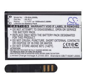 Cameron Sino Li-Ion akku (3.7V/1050mAh, Emporia AK-RL2 kompatibilis) FEKETE Emporia Talk Comfort (CS-EAL200SL)