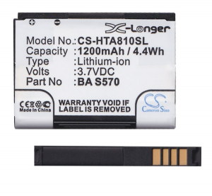 Cameron Sino akku 1200mAh LI-ION (BA S570 kompatibilis) HTC ChaCha (A810e) (CS-HTA810SL)