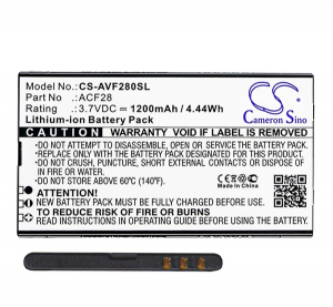 Cameron Sino akku 1200mAh LI-ION (ACF28 kompatibilis) Archos F28 (CS-AVF280SL)