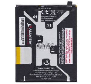 Allview akku 3000mAh LI-Polymer  Soul X5 Pro "Gigapack csomagolás" (GP-92530)