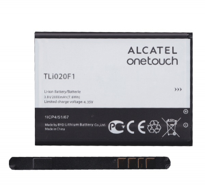 Alcatel akku 2000mAh LI-ION  U5 3G (OT-4047D) / Pixi 4 5 (OT-5010) / Pop C7 (OT-7041D) "Gigapack csomagolás" (TLI020F1 / CAB2000010C1)