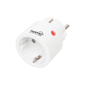 Home távirányítható mini hálózati aljzat, max. 2300W, 40m hatótáv, LED visszajelző (TH2300)