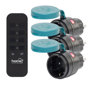 Home t&aacute;vir&aacute;ny&iacute;that&oacute; k&uuml;lt&eacute;ri h&aacute;l&oacute;zati aljzat szett, IP44, 2300 W, 3 aljzat +1 t&aacute;vir&aacute;ny&iacute;t&oacute;, 40m hat&oacute;t&aacute;v (THO2313)