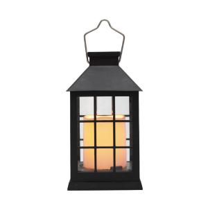 Home napelemes lámpás, 1db melegfehér LED, valósághű lángeffekt, akkumulátor, 6db-os display (MXLTN1)