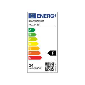 Home LED-es fali/mennyezeti lámpa, 2500 lumen, 24 W, 3 választható színhőmérséklet, beltéri kivitel, fehér (RCC2430)
