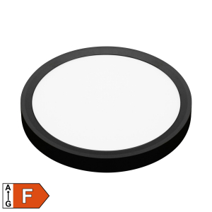 Home LED-es fali/mennyezeti l&aacute;mpa, 1850 lumen, v&aacute;laszthat&oacute; sz&iacute;nhőm&eacute;rs&eacute;klet, belt&eacute;ri kivitel, fekete (RCC1823B)