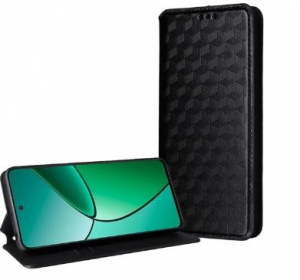 Gigapack Honor Magic 7 Lite bőr hat&aacute;s&uacute; fliptok fekete "Gigapack csomagol&aacute;s" (GP-166813)