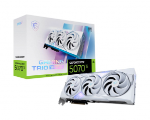 MSI GeForce RTX 5070 Ti 16G GAMING TRIO OC WHITE videokártya (G507T-16GTCW)