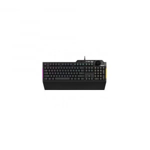 ASUS TUF Gaming K1 HUN RGB billentyűzet fekete (90MP01X0-BKHA00)