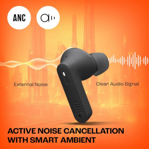 JBL Tune 245NC Bluetooth fülhallgató fekete (JBLT245NCTWSBLK)