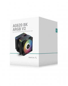 Deepcool AG620 BK ARGB V2 univerzális CPU hűtő fekete (R-AG620-BKAMMN-GJD)