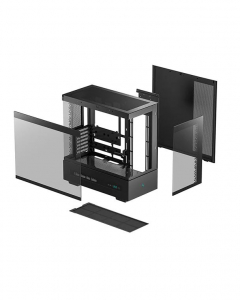 Deepcool CH690 DIGITAL táp nélküli ablakos ház fekete (R-CH690-BKNNA0D-G-1)