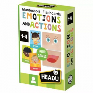 Headu : Montessori &eacute;rzelmi intelligencia-fejlesztő k&aacute;rty&aacute;k (EN24650)