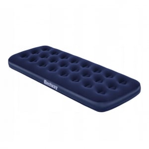 Bestway egyszemélyes, velúr borítású felfújható matrac kék 185x76x22cm (56432)