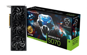 Gainward GeForce RTX 5070 12GB Python III OC videokártya (NE75070S19K9-GB2050T)