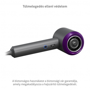 TrueLife HairDryer D3 hajsz&aacute;r&iacute;t&oacute; fekete-lila (TLHDMHDD3NNGA)